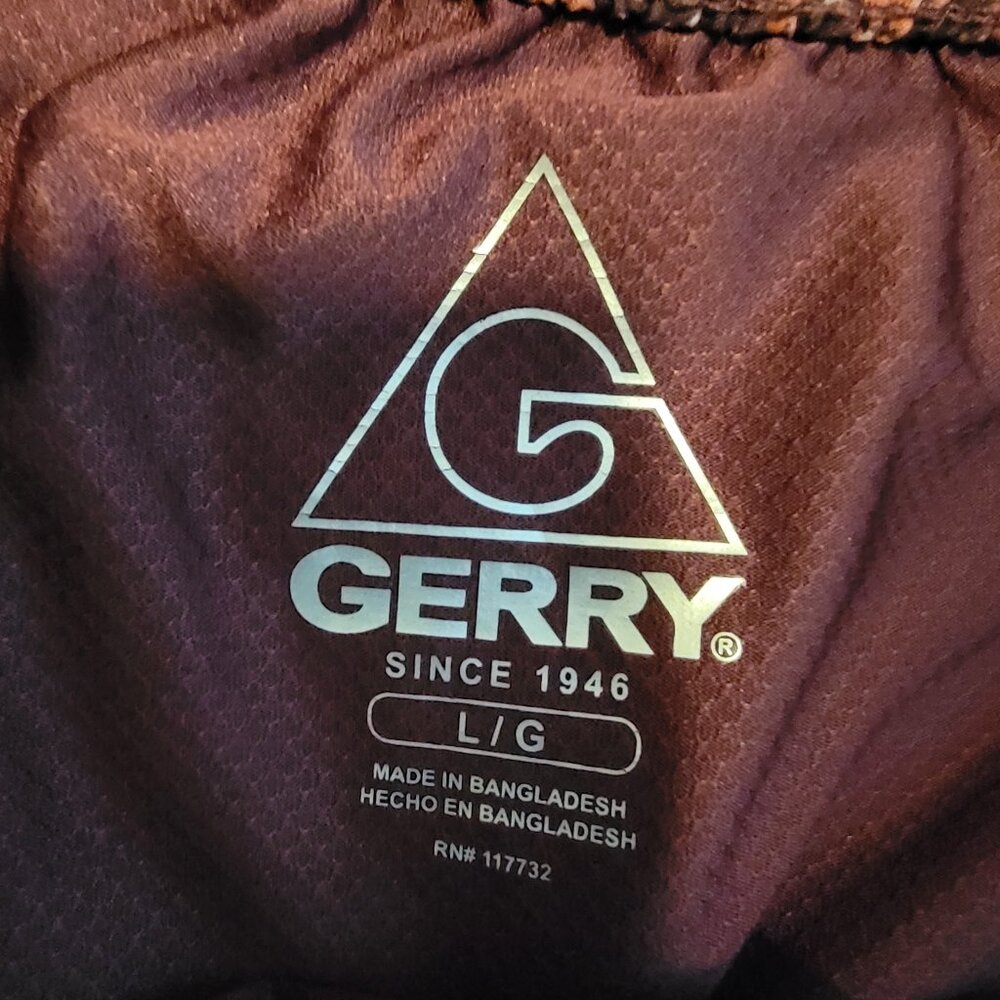 Gerry Burgundy/Brown Ditzy Floral Mini Pull On Active Skort or Skirted Shorts - Picture 6 of 10